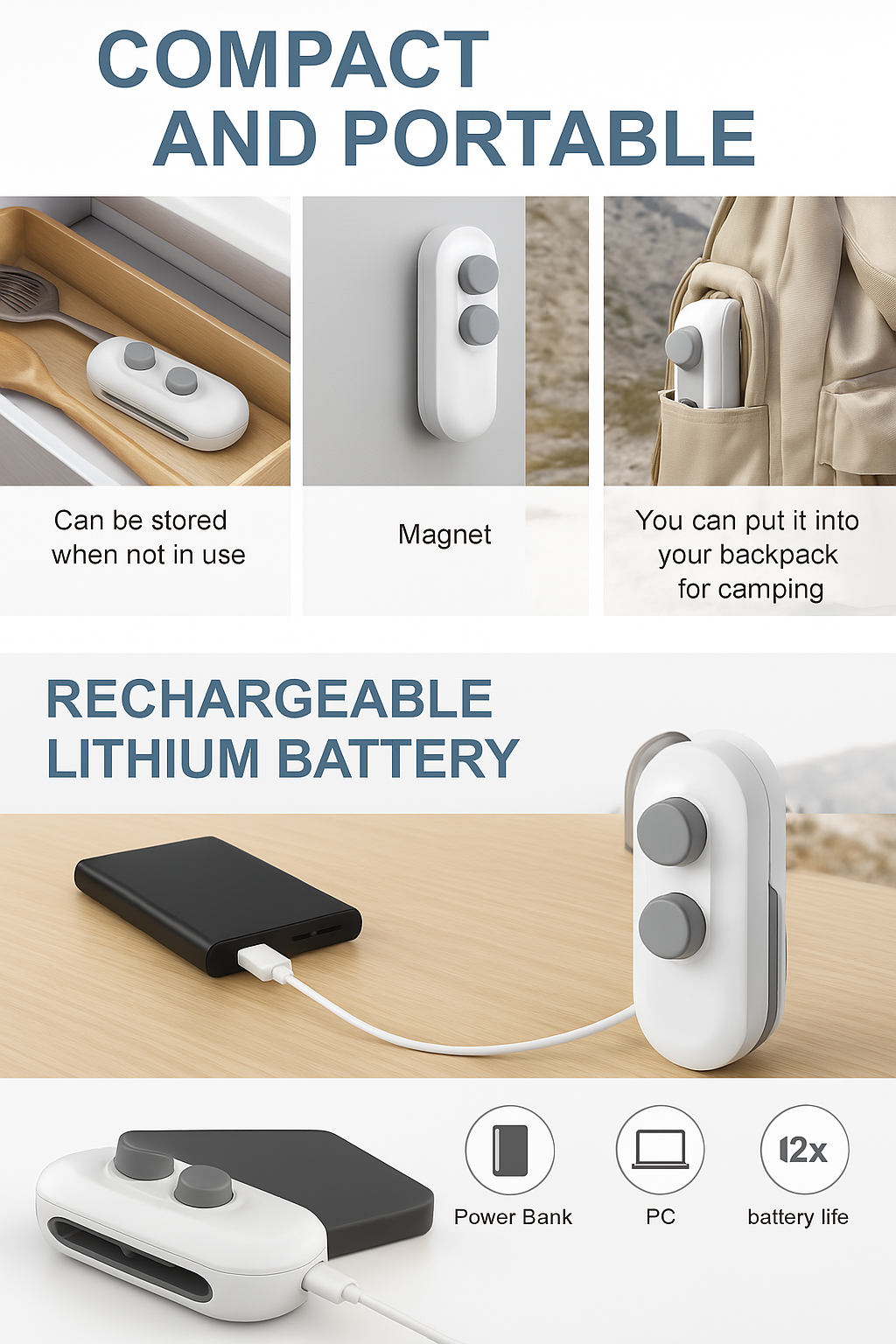 Zyana Mini Portable Sealing Machine